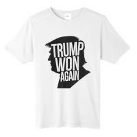 Trump Wins 2024 Presidential Election 2024 Donald Trump Wins Us Presidency Tall Fusion ChromaSoft Performance T-Shirt