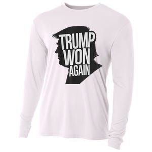 Trump Wins 2024 Presidential Election 2024 Donald Trump Wins Us Presidency Cooling Performance Long Sleeve Crew