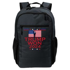 Trump Wins 2024 Election Trump Won 2024 Daily Commute Backpack