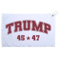 Trump Won 2024 Election 45 47 President Victory Inauguration Grommeted Golf Towel