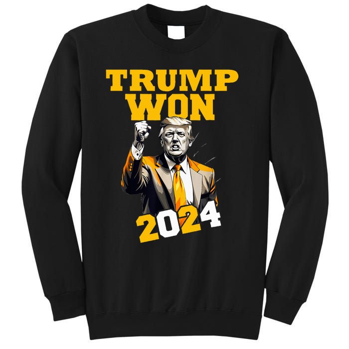 Trump Won 2024 Apparel Sweatshirt