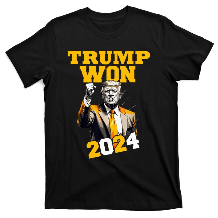 Trump Won 2024 Apparel T-Shirt