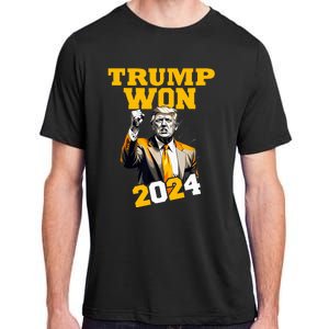 Trump Won 2024 Apparel Adult ChromaSoft Performance T-Shirt