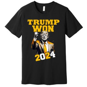 Trump Won 2024 Apparel Premium T-Shirt