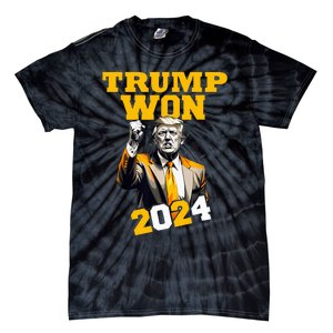 Trump Won 2024 Apparel Tie-Dye T-Shirt