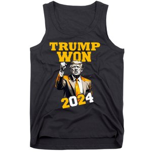 Trump Won 2024 Apparel Tank Top