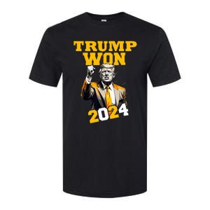 Trump Won 2024 Apparel Softstyle CVC T-Shirt