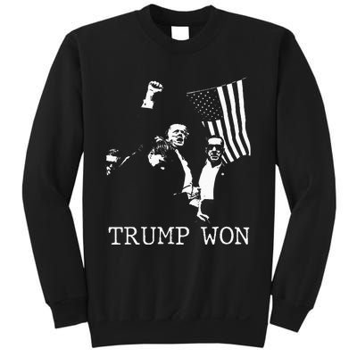 Trump Won 2024 Election Inauguration Sweatshirt