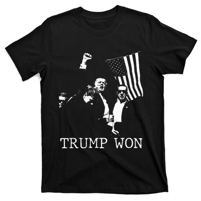 Trump Won 2024 Election Inauguration T-Shirt