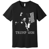 Trump Won 2024 Election Inauguration Premium T-Shirt