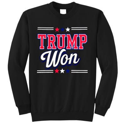 Trump Won 2024 Donald Trump Won 2024 Election Republican Win Sweatshirt