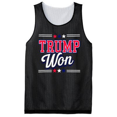 Trump Won 2024 Donald Trump Won 2024 Election Republican Win Mesh Reversible Basketball Jersey Tank