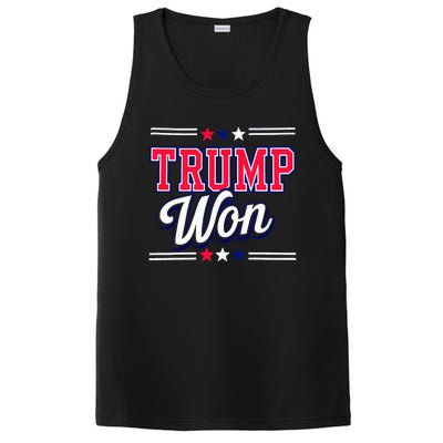 Trump Won 2024 Donald Trump Won 2024 Election Republican Win PosiCharge Competitor Tank