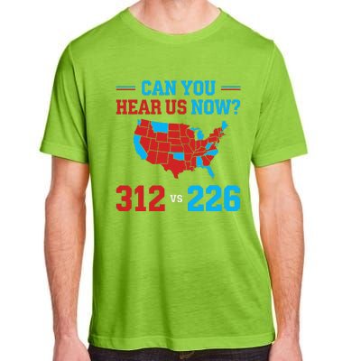 Trump Winner 312 Election Electoral Map Can Hear Now Adult ChromaSoft Performance T-Shirt