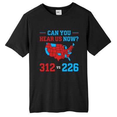 Trump Winner 312 Election Electoral Map Can Hear Now Tall Fusion ChromaSoft Performance T-Shirt