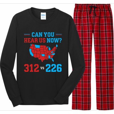 Trump Winner 312 Election Electoral Map Can Hear Now Long Sleeve Pajama Set