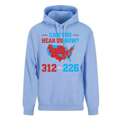 Trump Winner 312 Election Electoral Map Can Hear Now Unisex Surf Hoodie