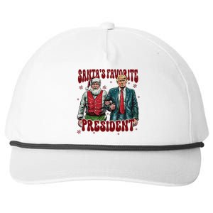 Trump Won 47th SantaS Favorite President Funny Christmas Snapback Five-Panel Rope Hat