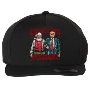 Trump Won 47th SantaS Favorite President Funny Christmas Wool Snapback Cap