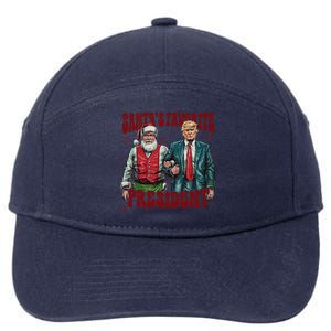 Trump Won 47th SantaS Favorite President Funny Christmas 7-Panel Snapback Hat