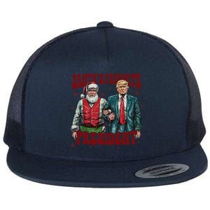 Trump Won 47th SantaS Favorite President Funny Christmas Flat Bill Trucker Hat