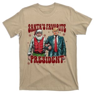 Trump Won 47th SantaS Favorite President Funny Christmas T-Shirt