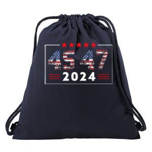 Trump Won 45 47 Trump President Election Trump Drawstring Bag