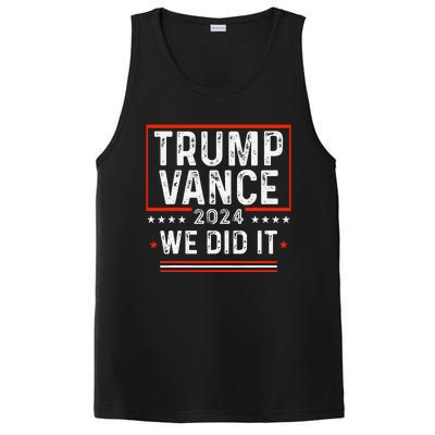 Trump Won 47th President Trump Wins Elections 2024 Victory PosiCharge Competitor Tank