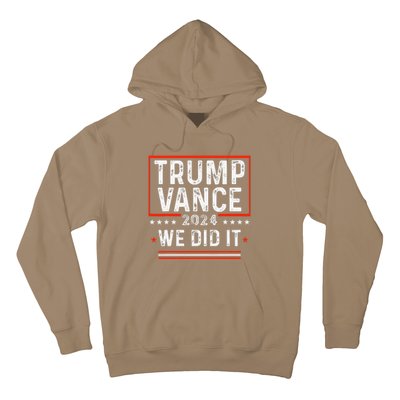 Trump Won 47th President Trump Wins Elections 2024 Victory Hoodie