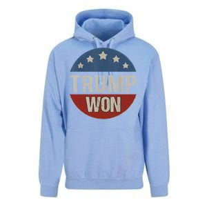 Trump Won 4th Of July American Flag Trump 2024 Unisex Surf Hoodie