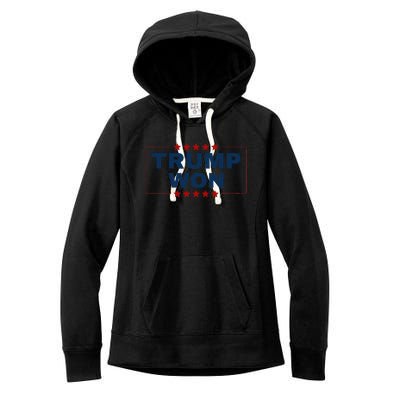 Trump Won 47th Us President Maga Won Election 2024 Women's Fleece Hoodie