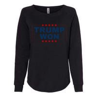 Trump Won 47th Us President Maga Won Election 2024 Womens California Wash Sweatshirt