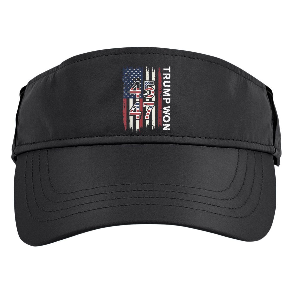 Trump Won 45 47 Adult Drive Performance Visor