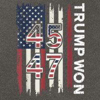 Trump Won 45 47 Cotton Canvas Backpack