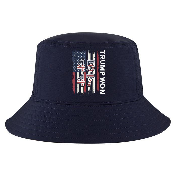 Trump Won 45 47 Cool Comfort Performance Bucket Hat