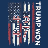 Trump Won 45 47 Cool Comfort Performance Bucket Hat