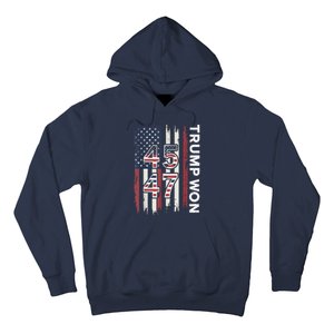 Trump Won 45 47 Hoodie