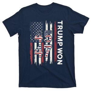 Trump Won 45 47 T-Shirt