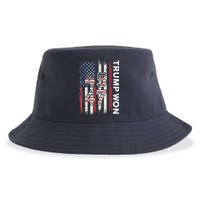 Trump Won 45 47 Sustainable Bucket Hat