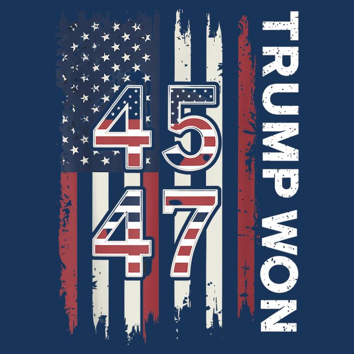 Trump Won 45 47 Sustainable Bucket Hat