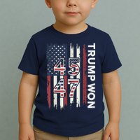 Trump Won 45 47 Toddler T-Shirt