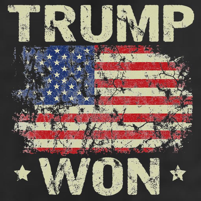 Trump Won 4th of July American Flag 11oz C Handle Ceramic Mug