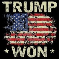 Trump Won 4th of July American Flag 16 in Basic Backpack