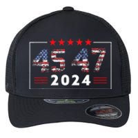 Trump Won 45 47 Trump President Vintage Election Trump 2024 Flexfit Unipanel Trucker Cap