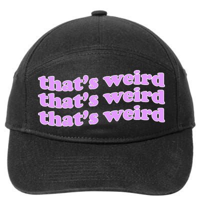 That's Weird 7-Panel Snapback Hat