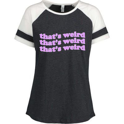 That's Weird Enza Ladies Jersey Colorblock Tee