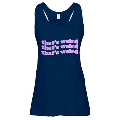 That's Weird Ladies Essential Flowy Tank