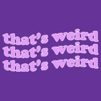 That's Weird Women's V-Neck T-Shirt