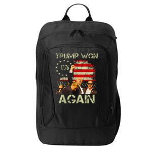 Trump Won Again Trump Signals To Americans To Fight City Backpack