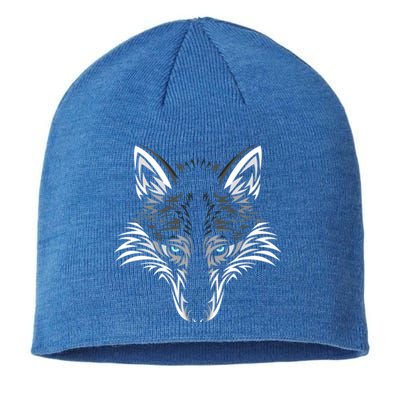 Tribal Wolf Animal Hunter Gift Sustainable Beanie